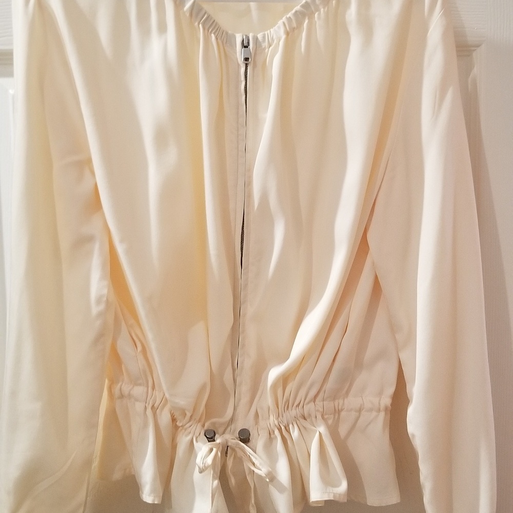 Cream/off white jacket/blouse